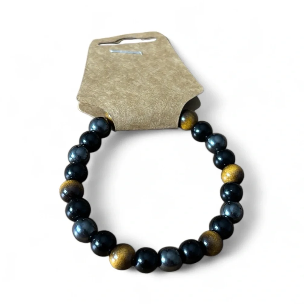 Women’s Healing Stone Bracelet Triple Protection Power, Protection, and Balance